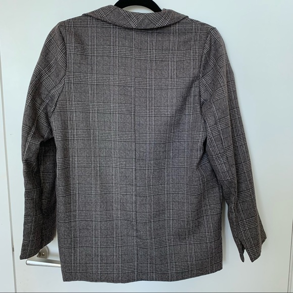 Double breasted plaid blazer - Picture 3 of 3